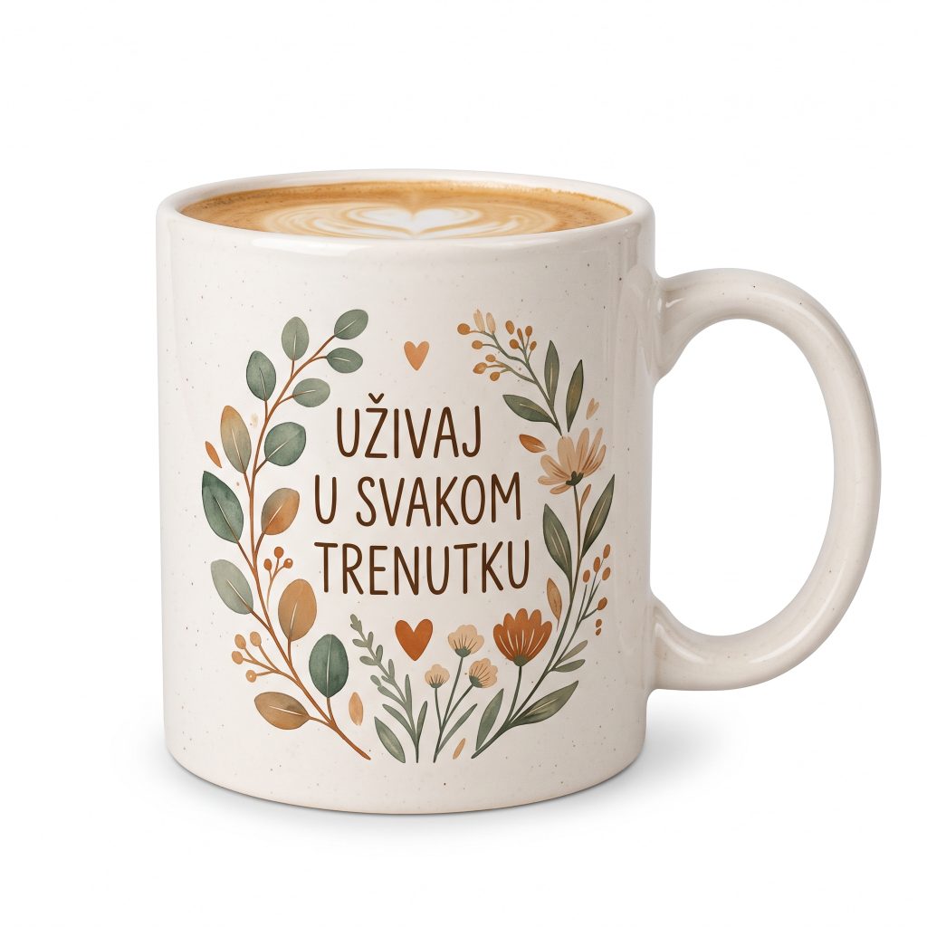 Šalica s natpisom
